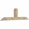 Ekena Millwork Portland Rough Sawn Timber Gable Bracket, Douglas Fir, 84"W x 24"H x 6"D x 6"F, 7/12 Pitch GBW084X24X0606POR00RDF - alternate 4